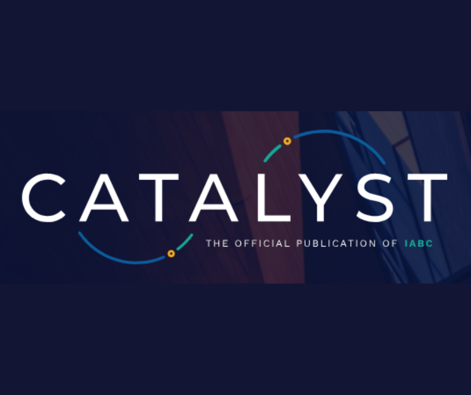 An image with a dark blue background and the word catalyst in the centre